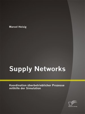 cover image of Supply Networks